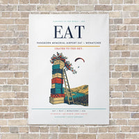 Thumbnail for Pangborn Memorial Airport EAT — Wenatchee vertical canvas print - no frame - white background