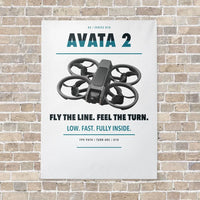 Thumbnail for DJI Avata 2 vertical canvas print - no frame - white background