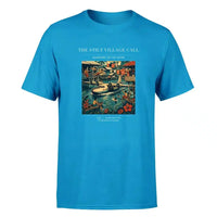 Thumbnail for VINTAGE G4275 - The Stilt Village Call - Premium T-Shirt design on turquoise premium t shirt