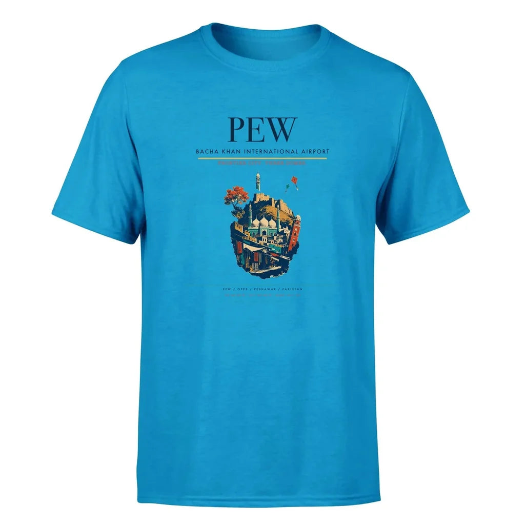 Peshawar Airport (PEW) Premium T-Shirt Turquoise