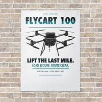 Thumbnail for DJI FlyCart 100 vertical canvas print - no frame - white background