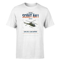 Thumbnail for Westland Scout AH1 design on white t-shirt, single-side print