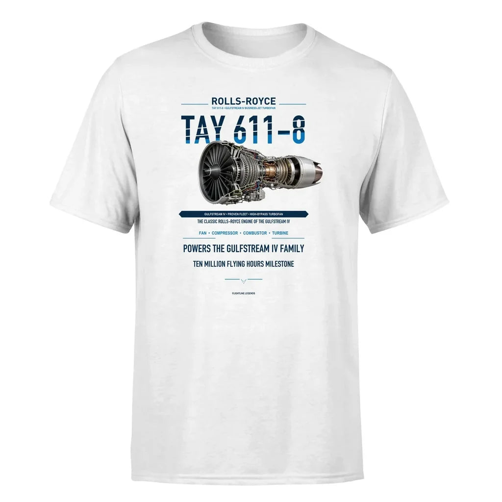 TAY 611-8 design on white single side
