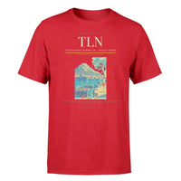 Thumbnail for Toulon-Hyères Airport (TLN) T-Shirt single-side front print in Red | toulon-hyères-airport-tln-double-side-t-shirt