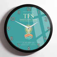 Thumbnail for Tenerife South Airport TFS Wall-Clock Framed - Turquoise