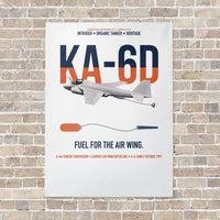 Thumbnail for KA-6D Intruder vertical canvas print - no frame - white background