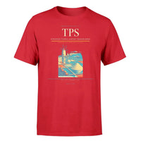 Thumbnail for Vincenzo Florio Airport Trapani-Birgi (TPS) T-Shirt single-side front print in Red | vincenzo-florio-airport-trapani-birgi-tps-double-side-t-shirt