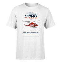 Thumbnail for SUBARU Bell 412EPX design on white t-shirt, single-side print