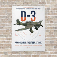 Thumbnail for Junkers Ju 87D-3 vertical canvas print - no frame - white background