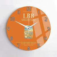 Thumbnail for Lubbock Preston Smith International Airport LBB Wall-Clock No-Frame - Orange