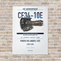 Thumbnail for CF34-10E vertical canvas print - no frame - white background
