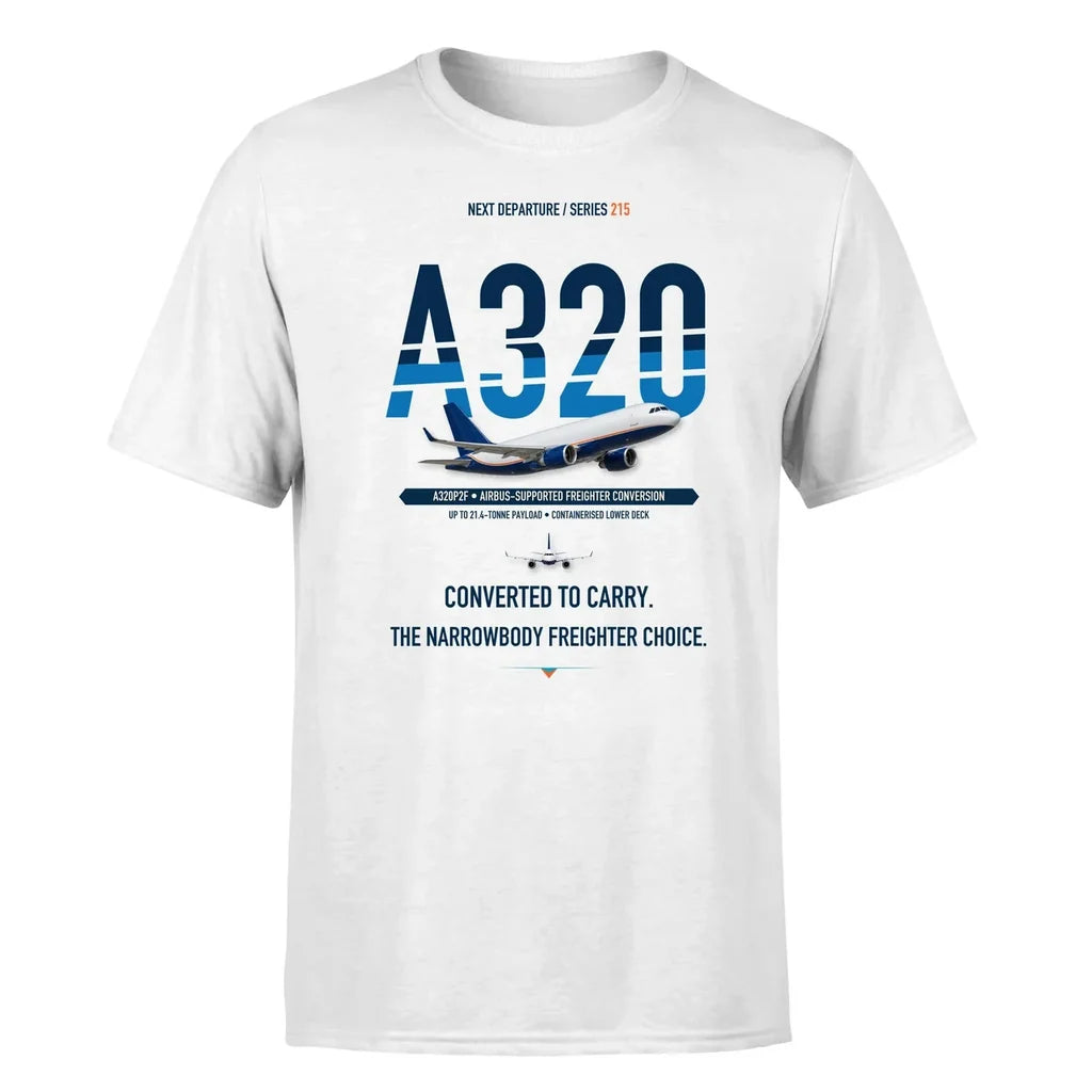 Airbus A320P2F design on white single side