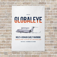Thumbnail for Saab GlobalEye vertical canvas print - no frame - white background