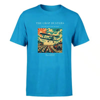 Thumbnail for VINTAGE G4027 - The Crop Dusters - Premium T-Shirt design on turquoise premium t shirt