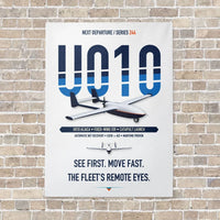Thumbnail for Airbus U010 Aliaca Fixed-wing vertical canvas print - no frame - white background