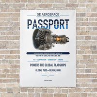 Thumbnail for PASSPORT vertical canvas print - no frame - white background