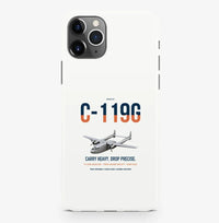 Thumbnail for C-119G Flying Boxcar design on white magsafe iphone case, for iPhone Pro Max
