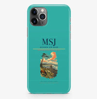 Thumbnail for Misawa Airport (MSJ) design on turquoise iPhone 16 Pro MagSafe case