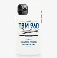 Thumbnail for Daher TBM 960 design on white magsafe iphone case, for iPhone Pro Max