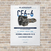 Thumbnail for CF6-6 vertical canvas print - no frame - white background