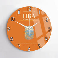 Thumbnail for Hobart Airport HBA Wall-Clock No-Frame - Orange