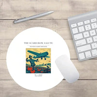 Thumbnail for VINTAGE G4396 - The Scarecrow Salute - Designed Mouse Pads design on white round