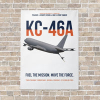 Thumbnail for KC-46A PEGASUS vertical canvas print - no frame - white background
