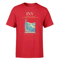 Thumbnail for Inverness Airport (INV) T-Shirt single-side front print in Red | inverness-airport-inv-double-side-t-shirt