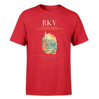Thumbnail for Reykjavík Airport (RKV) T-Shirt single-side front print in Red | reykjavík-airport-rkv-double-side-t-shirt