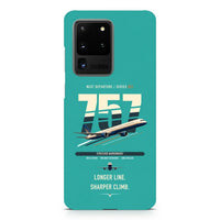 Thumbnail for Boeing 757-300 design on samsung case - turquoise