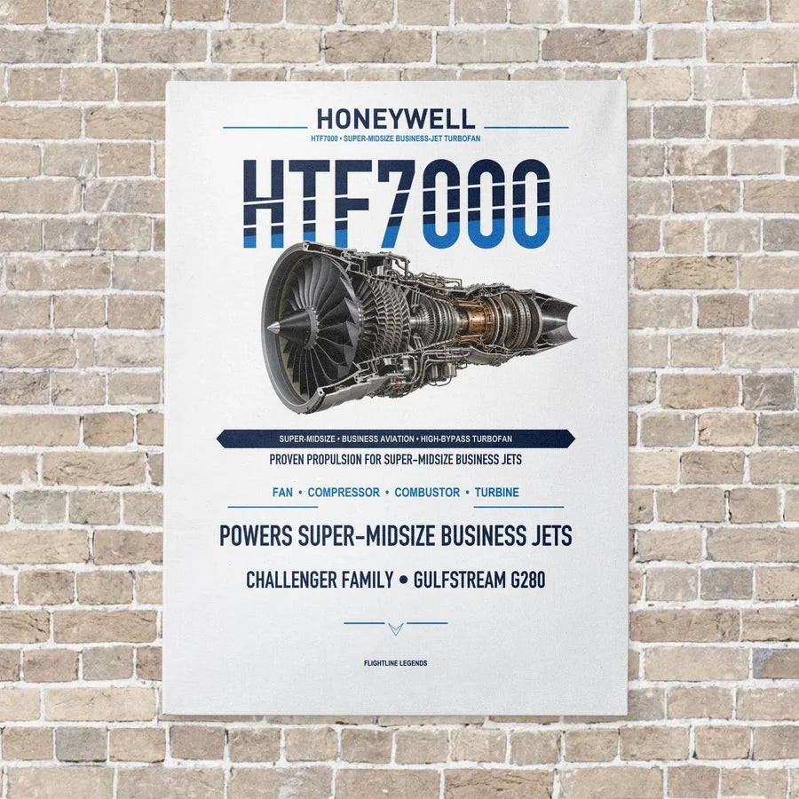 HTF7000 vertical canvas print - no frame - white background