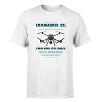 Thumbnail for Draganfly Commander 3XL design on white single side