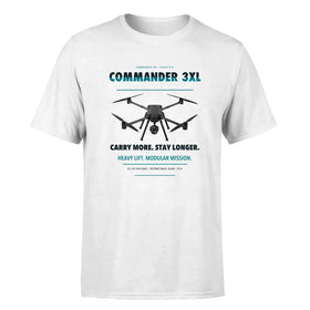 Single-Side Printing — Draganfly Commander 3XL Double-Side T-Shirt