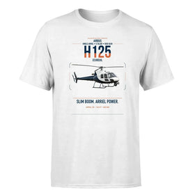 Single-Side Printing — Airbus H125 Double-Side T-Shirt