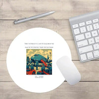 Thumbnail for VINTAGE G4453 - The Veteran's Last Walkaround - Designed Mouse Pads design on white round