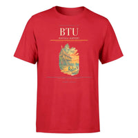 Thumbnail for Bintulu Airport (BTU) T-Shirt single-side front print in Red | bintulu-airport-btu-double-side-t-shirt