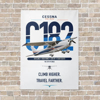 Thumbnail for Cessna 182 Skylane vertical canvas print - no frame - white background