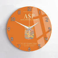Thumbnail for Alice Springs Airport ASP Wall-Clock No-Frame - Orange