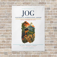 Thumbnail for Yogyakarta International Airport JOG vertical canvas print - no frame - white background