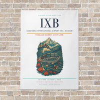 Thumbnail for Bagdogra International Airport IXB — Siliguri vertical canvas print - no frame - white background