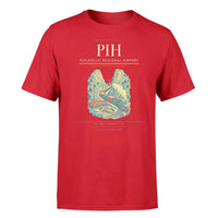 Thumbnail for Pocatello Regional Airport (PIH) T-Shirt single-side front print in Red | pocatello-regional-airport-pih-double-side-t-shirt
