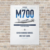 Thumbnail for Piper M700 Fury vertical canvas print - no frame - white background