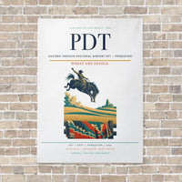 Thumbnail for Eastern Oregon Regional Airport PDT — Pendleton vertical canvas print - no frame - white background