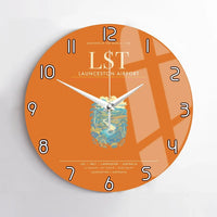 Thumbnail for Launceston Airport LST Wall-Clock No-Frame - Orange