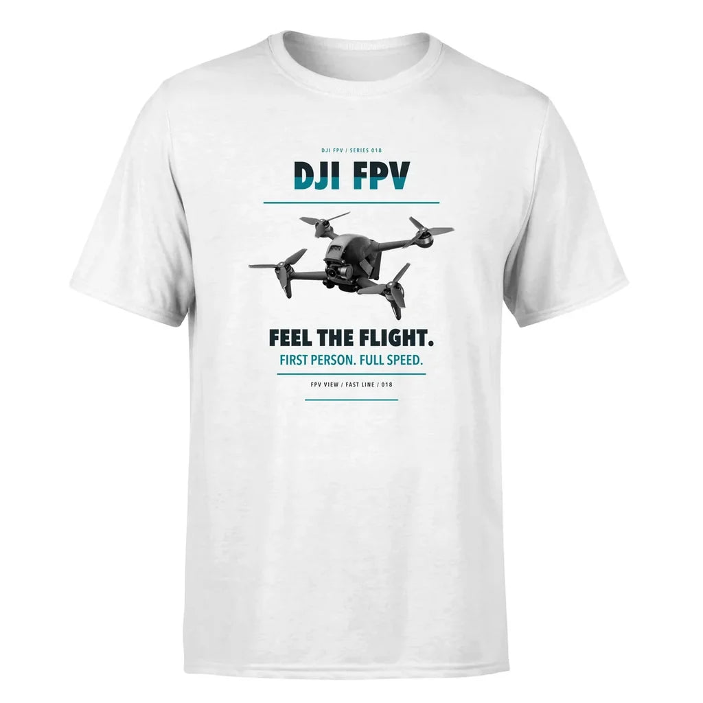 DJI FPV design on white single side