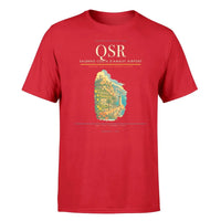 Thumbnail for Salerno Costa d'Amalfi Airport (QSR) T-Shirt single-side front print in Red | salerno-costa-damalfi-airport-qsr-double-side-t-shirt