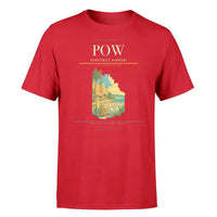 Thumbnail for Portorož Airport (POW) T-Shirt single-side front print in Red | portorož-airport-pow-double-side-t-shirt