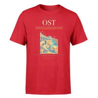 Thumbnail for Ostend-Bruges International Airport (OST) T-Shirt single-side front print in Red | ostend-bruges-international-airport-ost-double-side-t-shirt