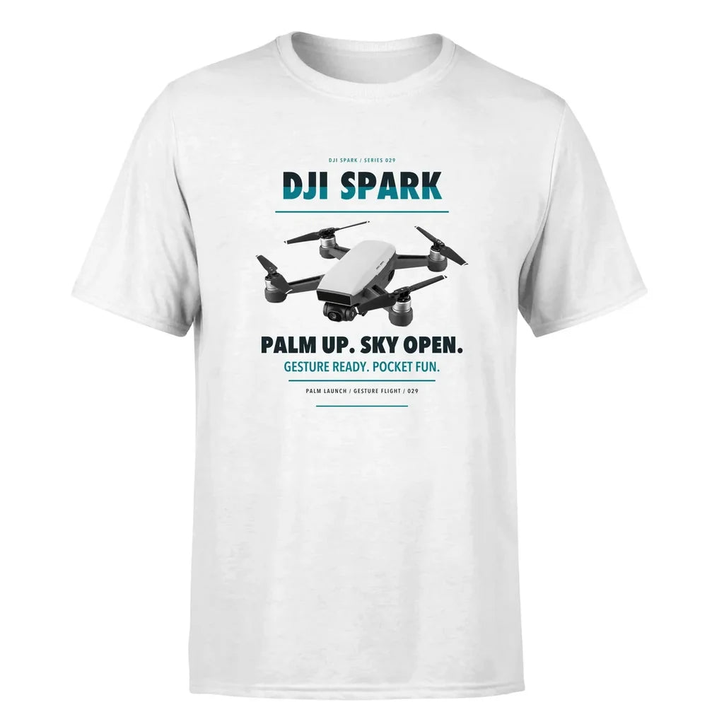 DJI Spark design on white single side