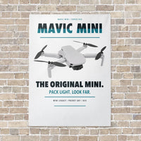 Thumbnail for DJI Mavic Mini vertical canvas print - no frame - white background